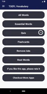 Vocabulary - TOEFL ® Test android App screenshot 4